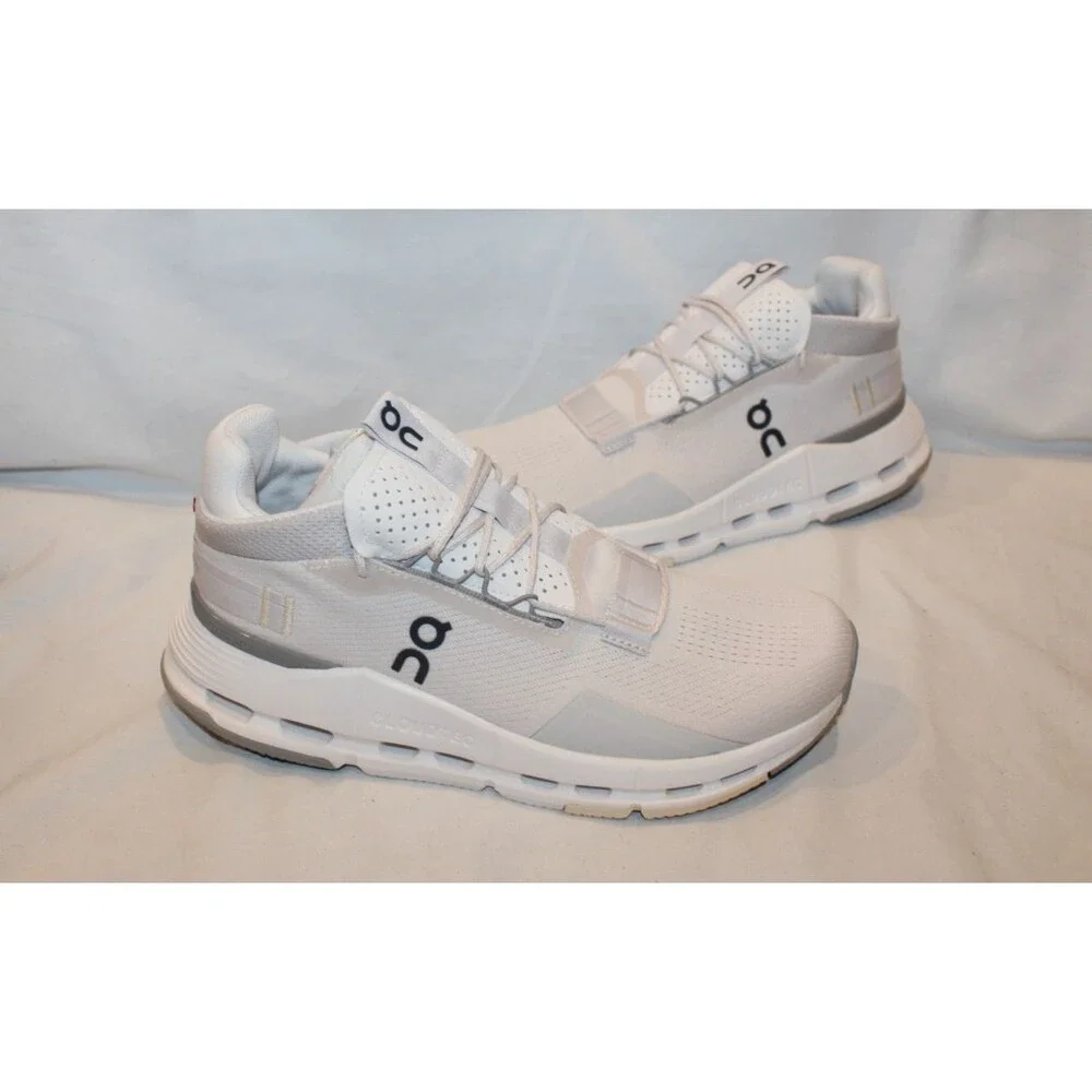 ON CLOUD WOMEN CLOUDNOVA 2 RUNNING ATHLETIC SNEAKERS SAND FOG 6.5 NEW